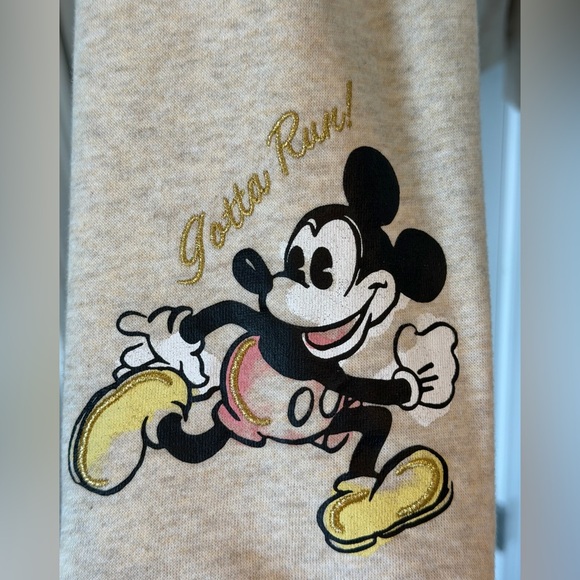 Disney Cream Heather Mickey Mouse Hoodie - Picture 3 of 5